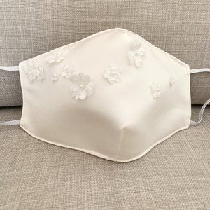 Wedding masks for bride and groom